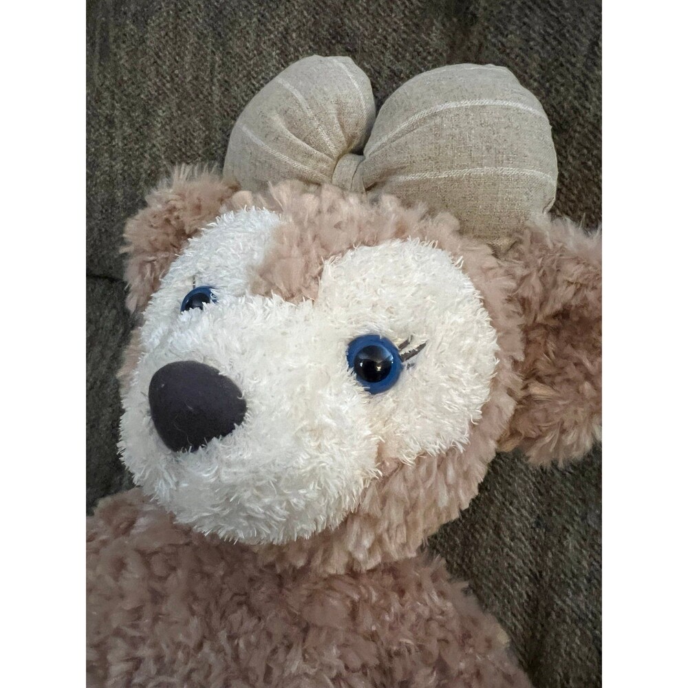 Disney Parks 17" ShellieMay The Disney Bear Plush Stuffed Animal with Bow